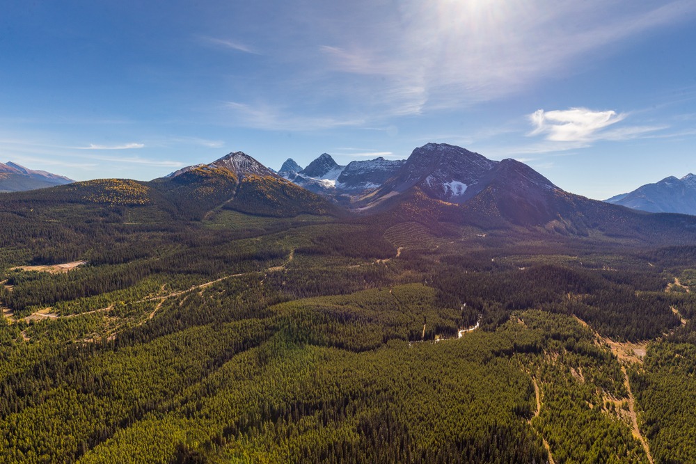 Spray Valley Provincial Park mountain and valley landscape