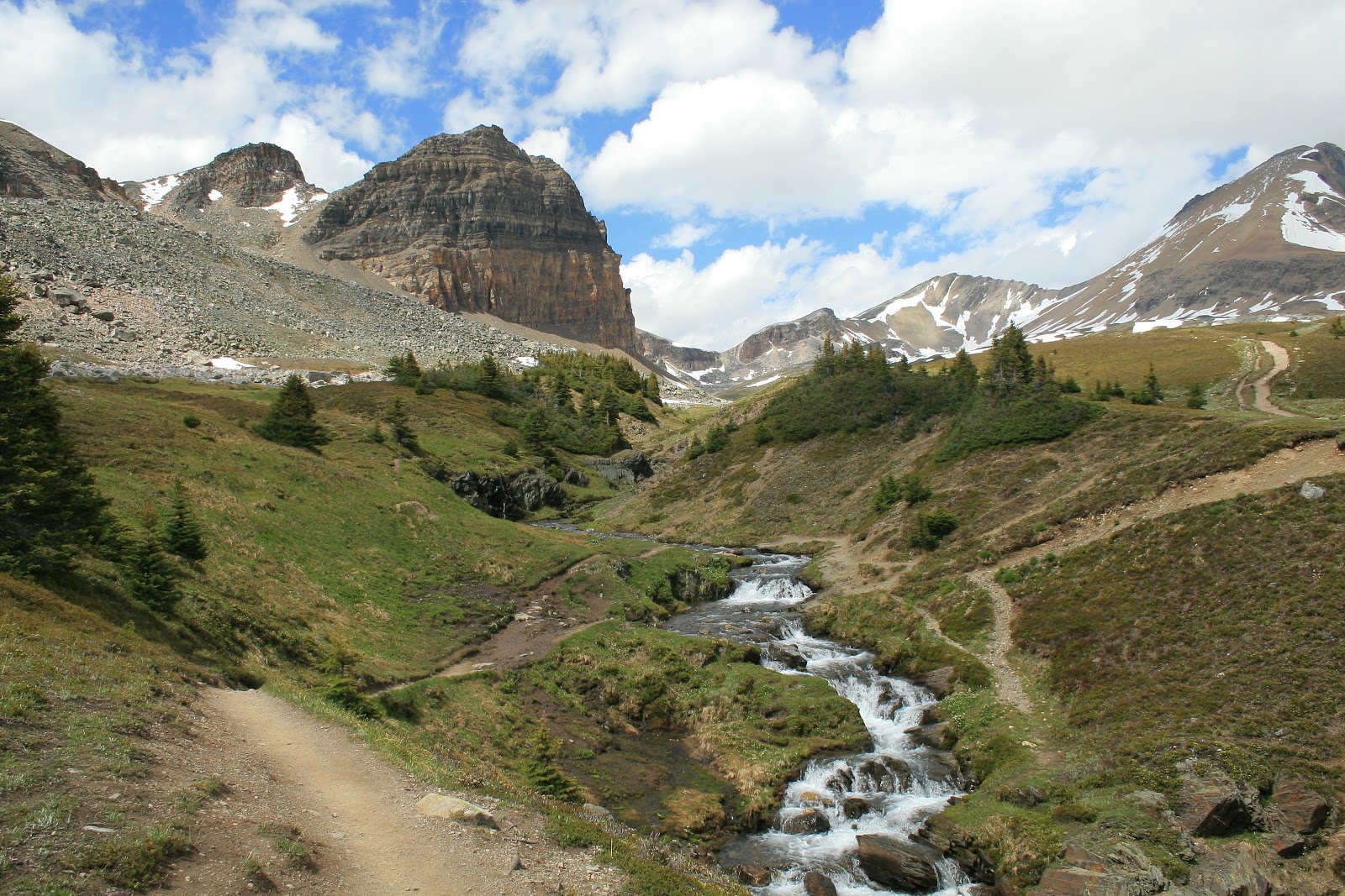 Helen Lake trailf and Helen Creeks