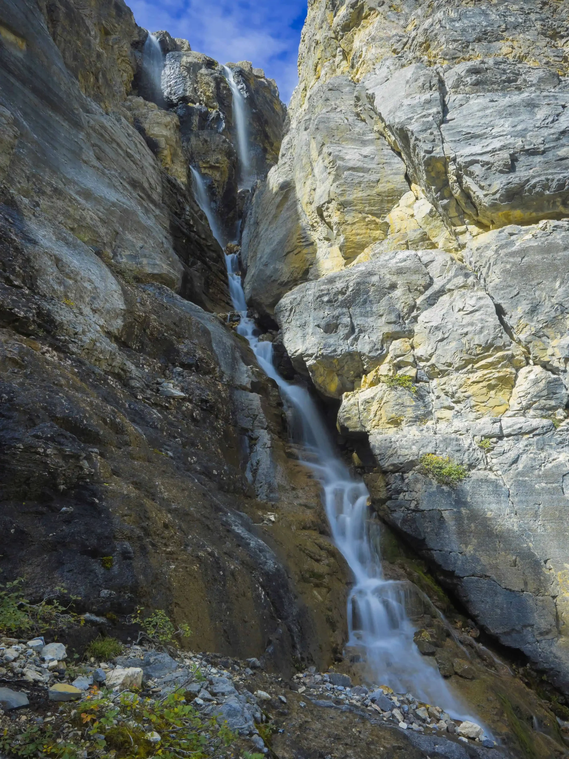Stanley Glacier Waterfall